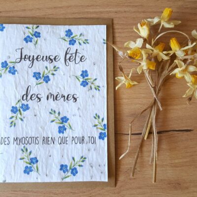 Carte à planter - Joyeuse fête des mères