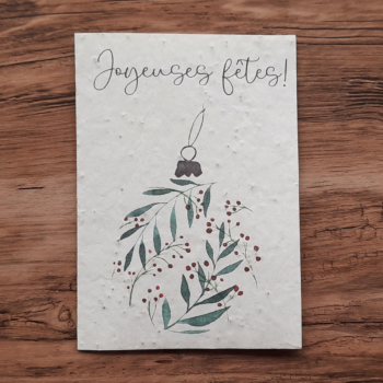 Carte à planter - Joyeuses fêtes