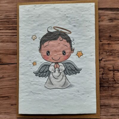 Carte à planter - Communion garçon