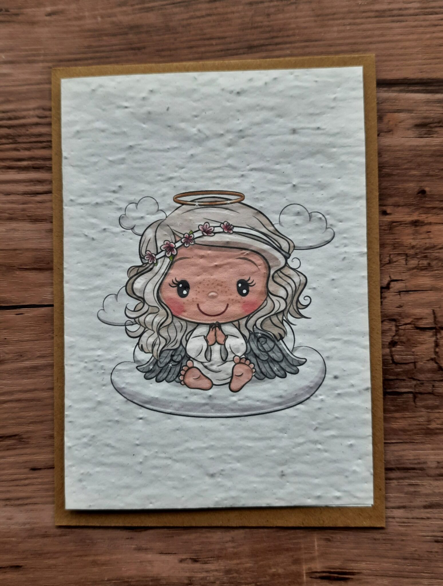 Carte à planter - Communion fille 1 Carte à planter - Communion fille