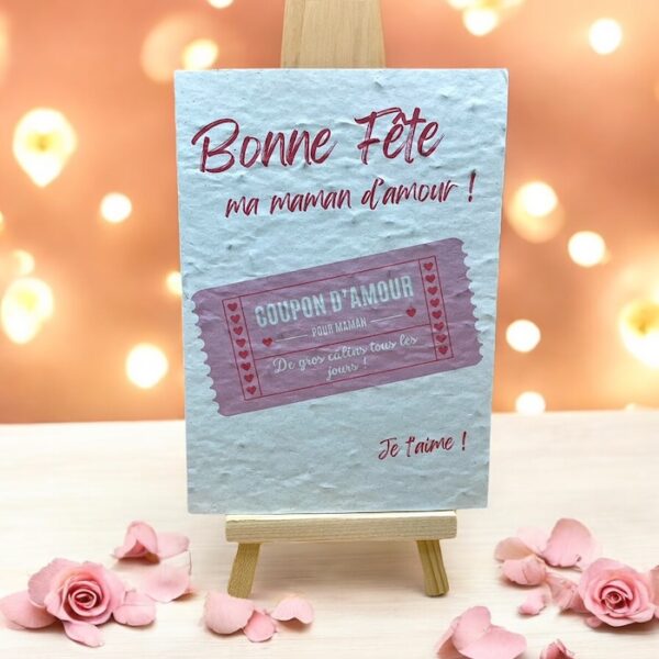 Carte a planter fête des mères