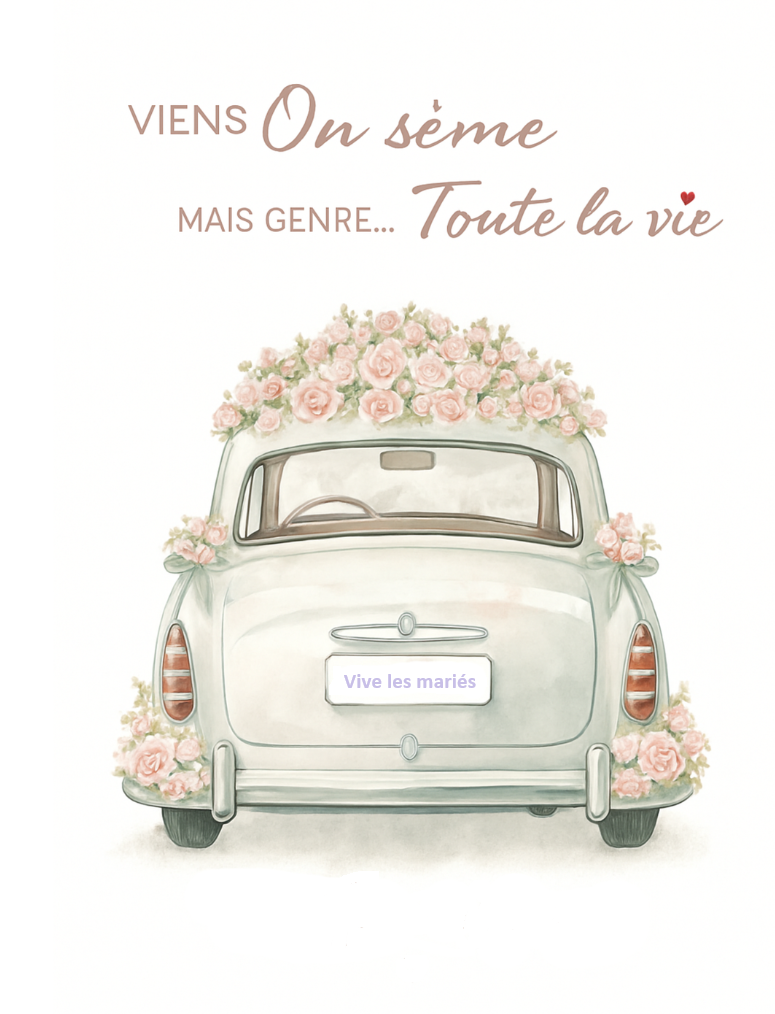 Faire part mariage non nominatif 1 Faire part mariage non nominatif