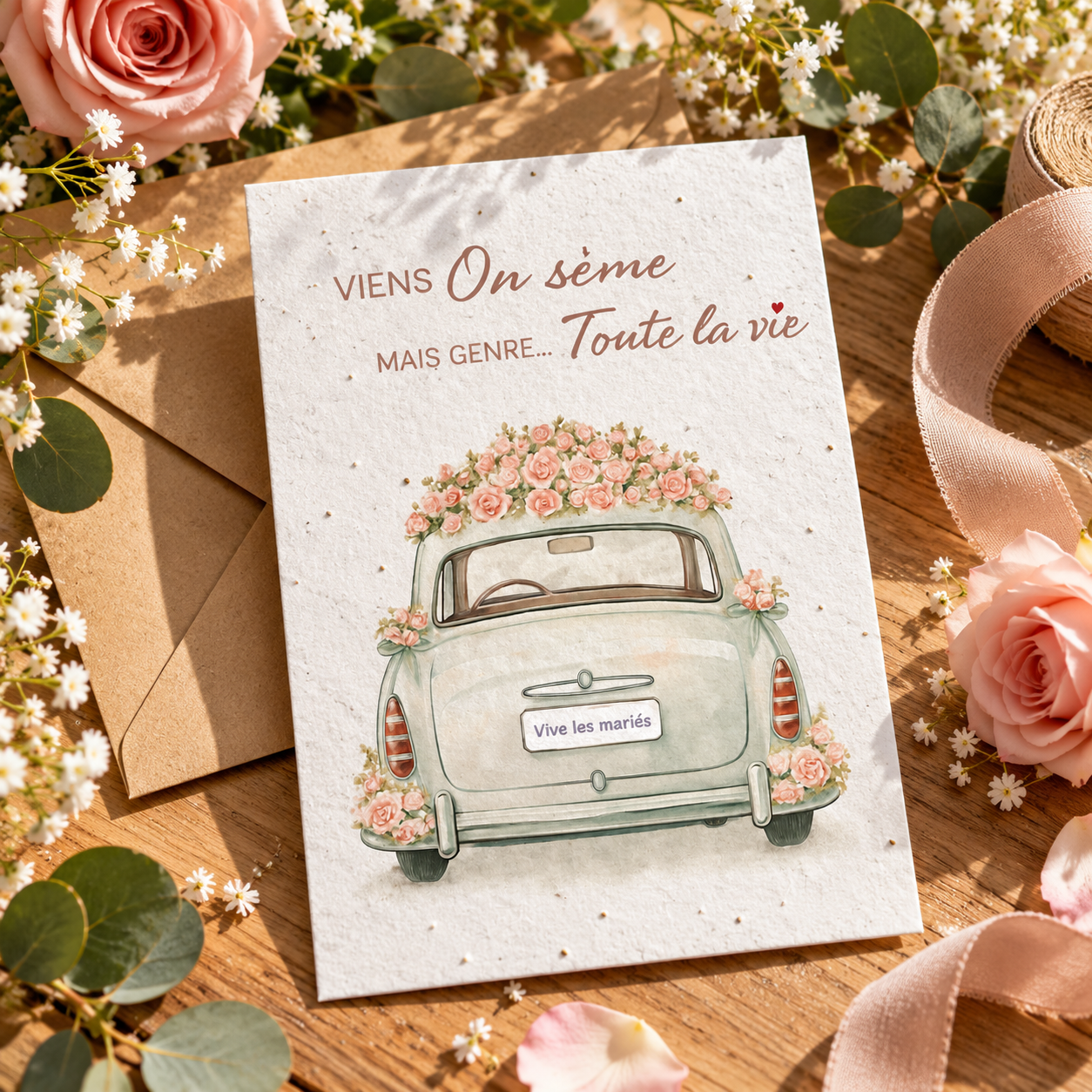 Accueil 13 Faire-part de mariage personnalisé